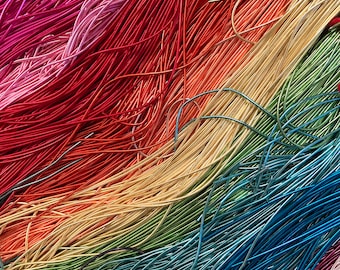 Coloured 1mm Smooth Purl/Dabka for goldwork embroidery