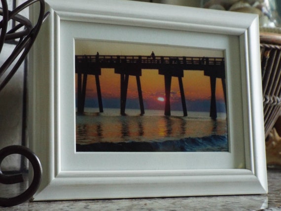 Framed Coastal Prints Shabby Beach Art