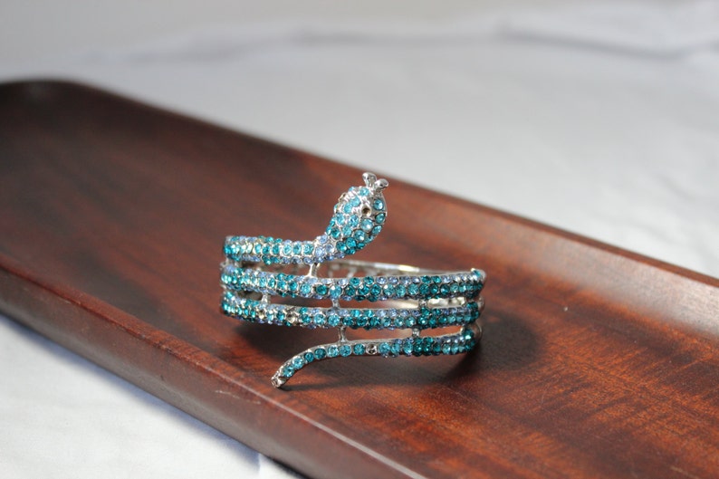 rhinestone snake sandals