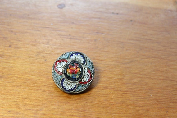 Victorian Micro Mosaic Pin - image 5