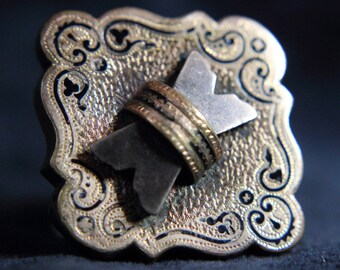 SALE Victorian Gold Filled Taille d'espargne Pin