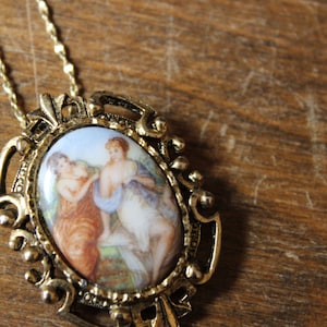 Vintage American Showcase Victorian Revival Necklace