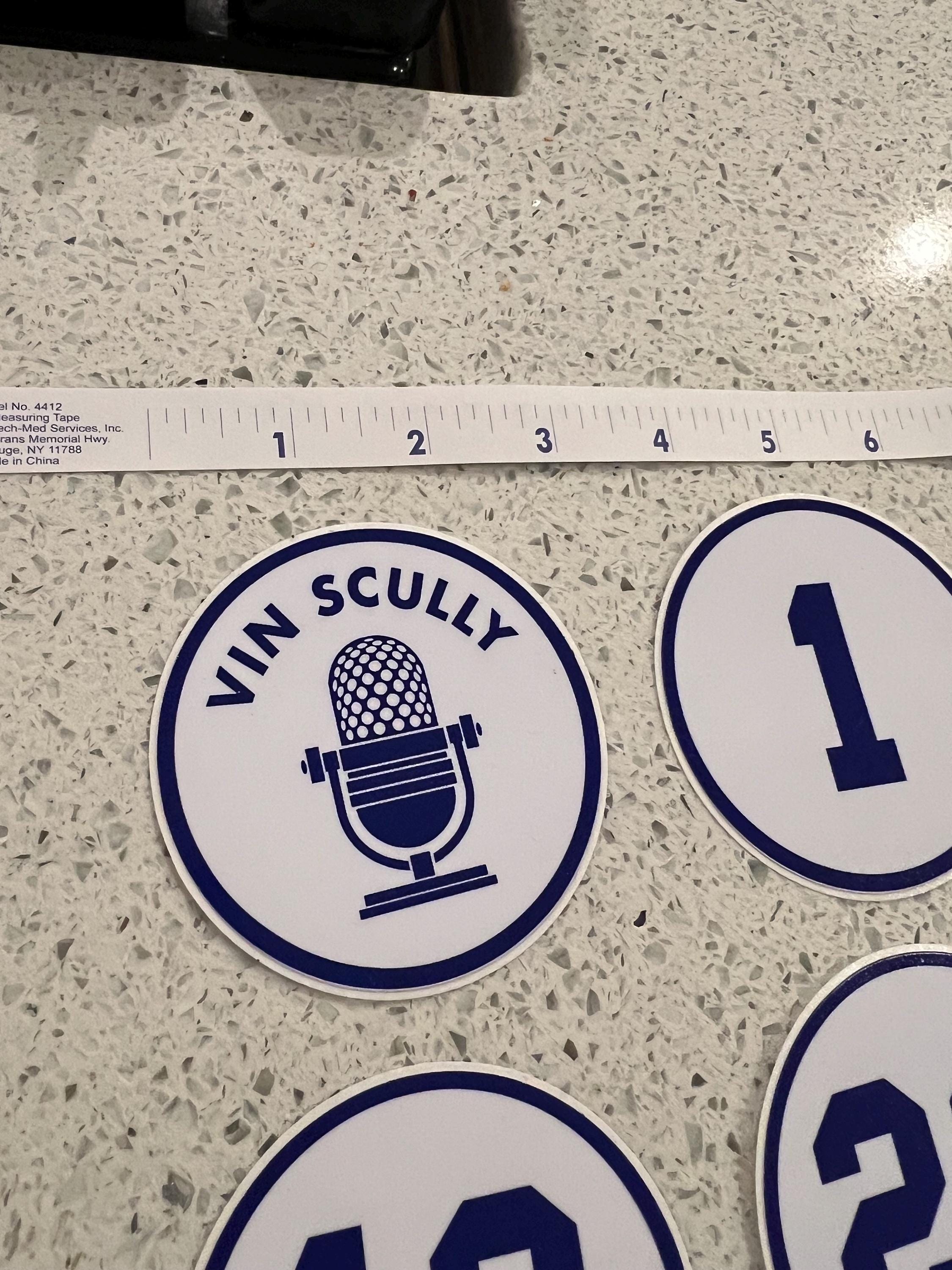 3” Dodgers Ring of Honor Sticker Set - Etsy