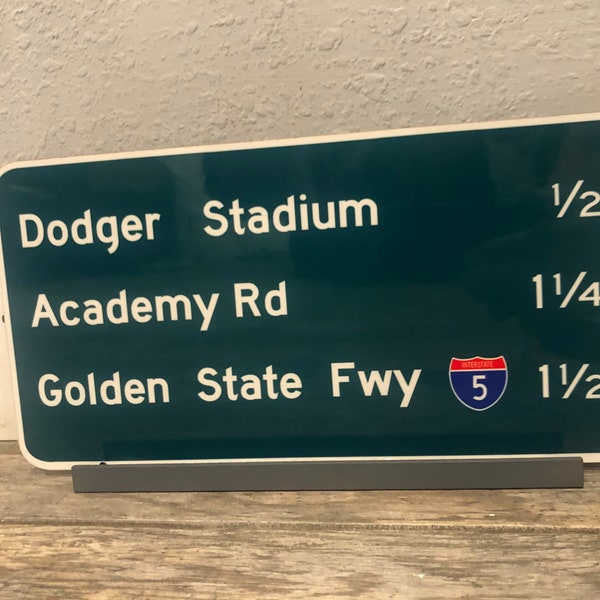 Dodger Stadium I5 Fwy exit sign