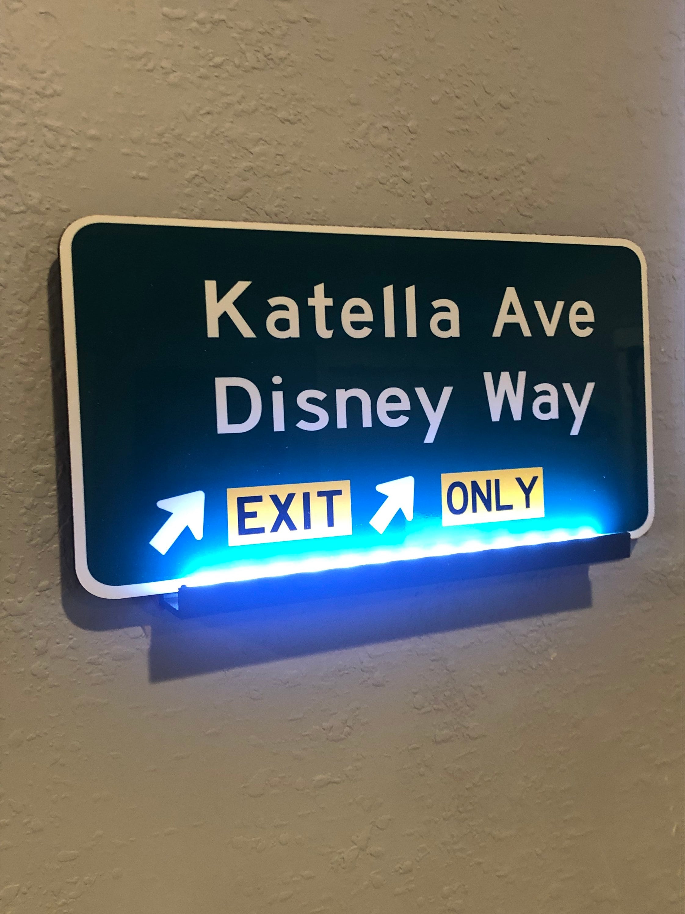 Disney Way Freeway Sign - Etsy