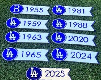 Banderines de la Serie Mundial de los Dodgers (incluido el de 2025)