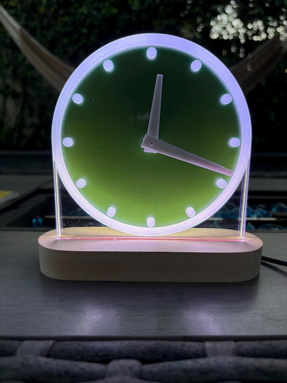 Wrigley Field Scoreboard Clock: Chicago Cubs LED Light - Baseball