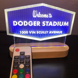 Welcome to Dodger Stadium LED sign
