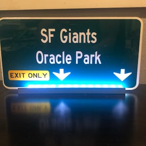 SF Giants inspired FWY sign