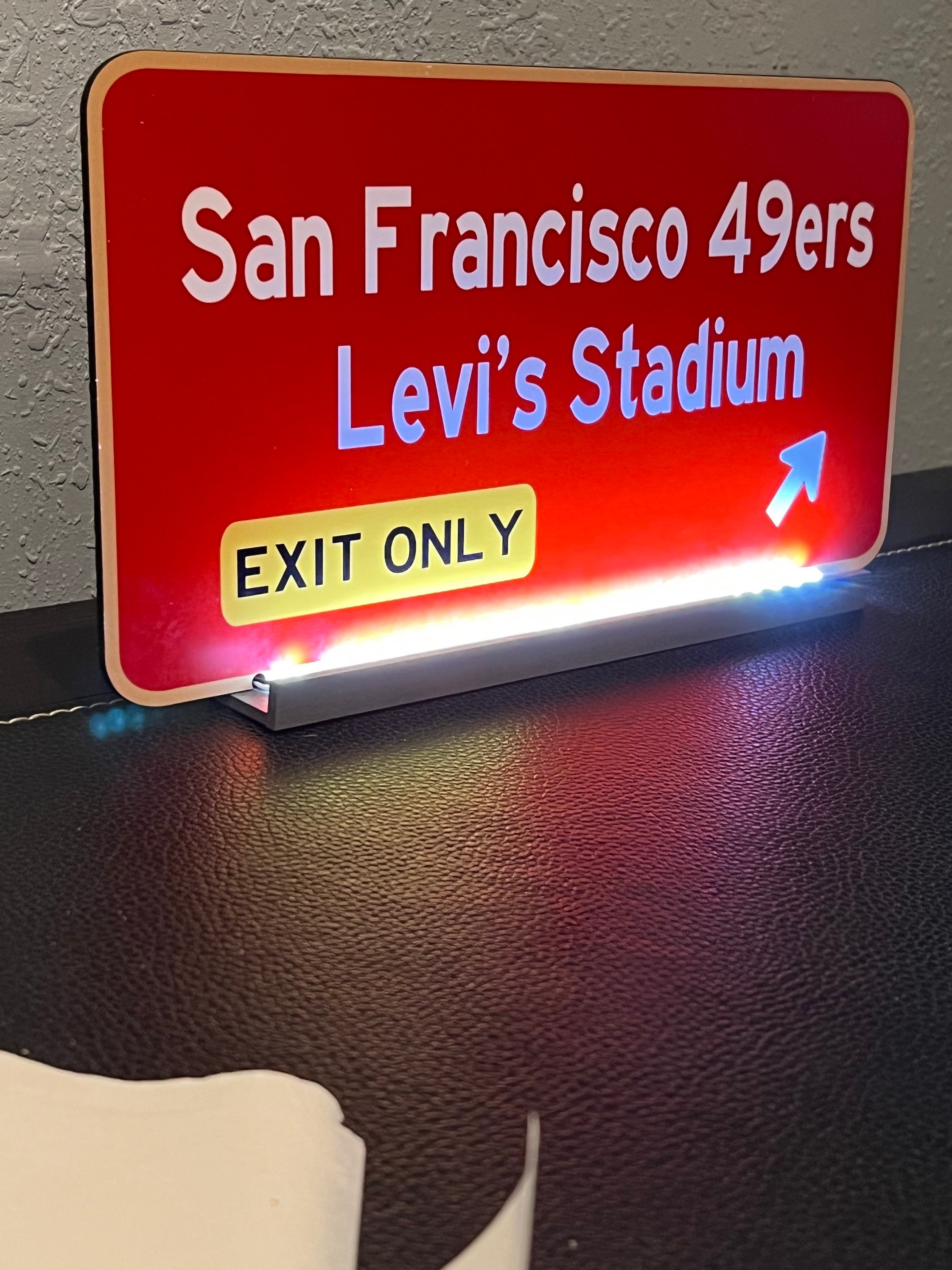 SF 49ers Inspired Fwy Sign - Etsy