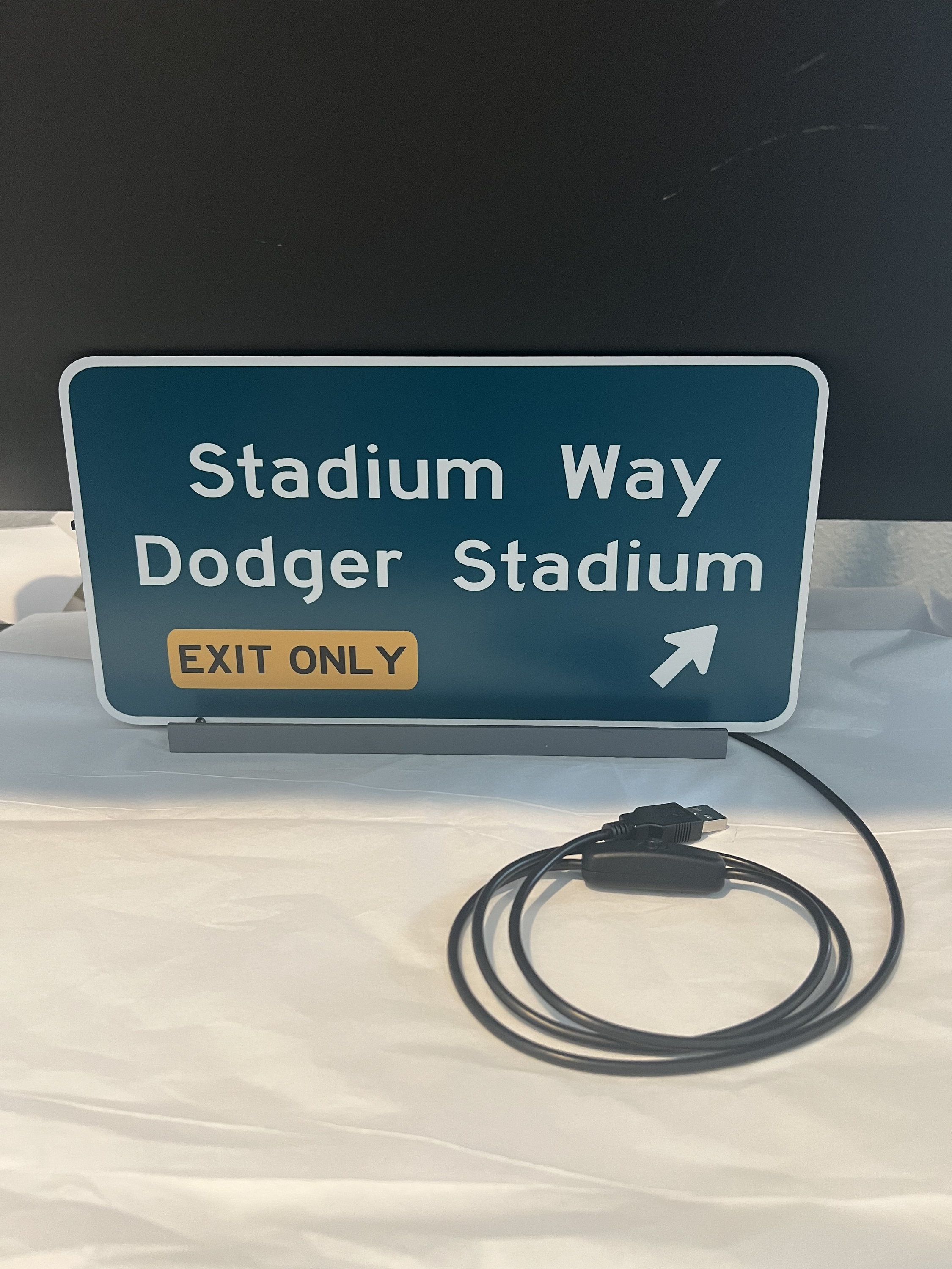 Blue Heaven on Earth Dodger Stadium Inspired Fwy Sign - Etsy