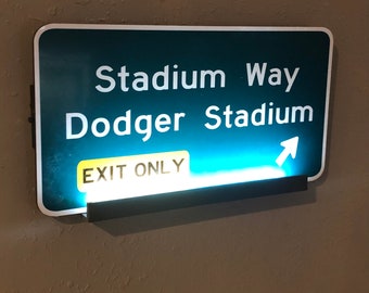 Dodger Stadium Exit sign