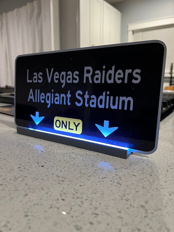 lv raiders led sign