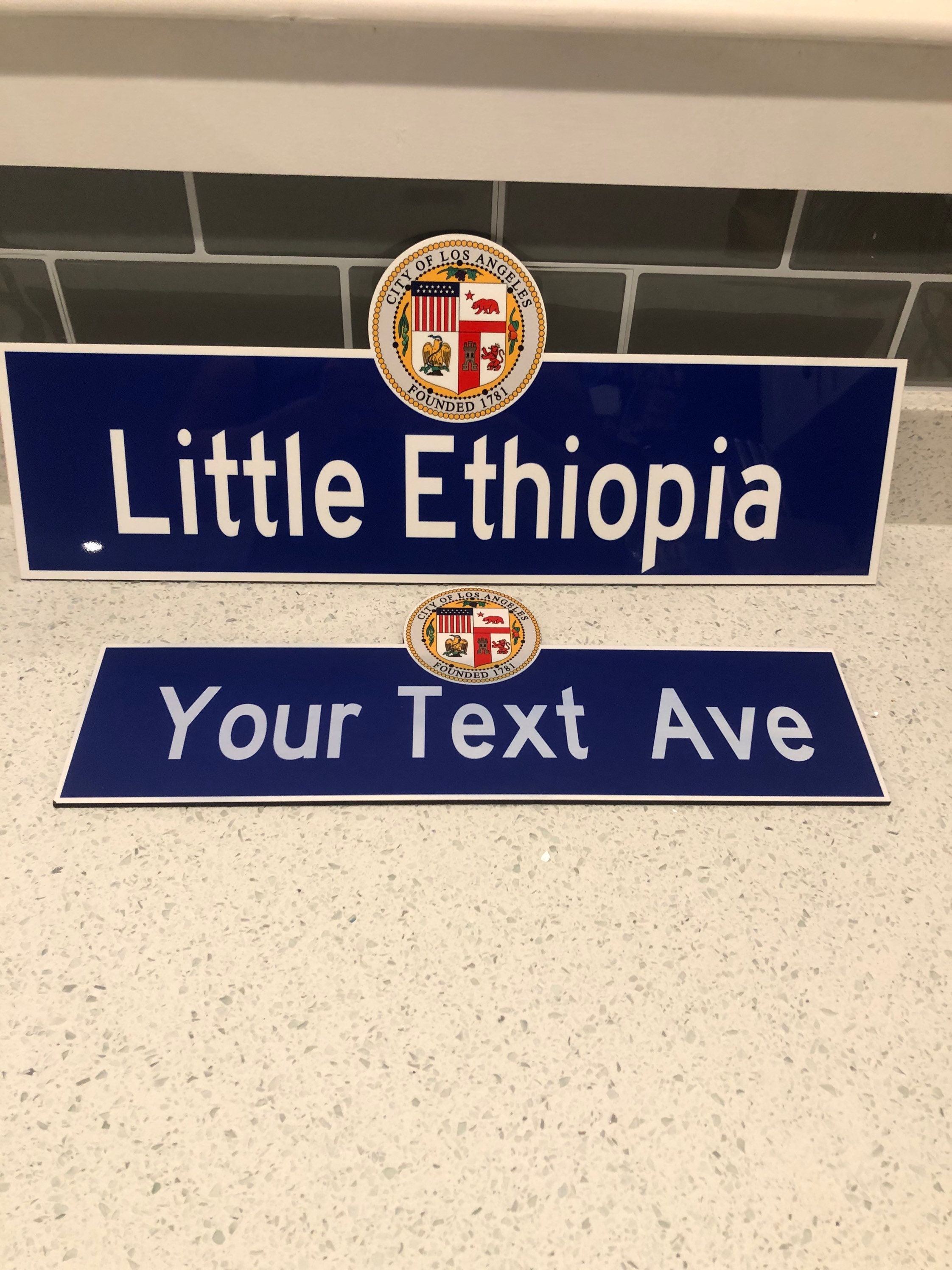 USAストリート看板　LOS ANGELES Los Angeles Street Sign - Etsy