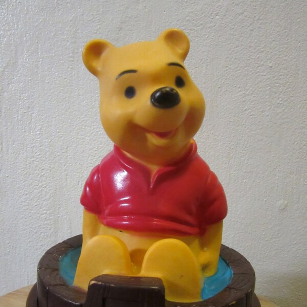 Winnie The Pooh Push Toy, Vintage Winnie The Pooh Toy, Winnie The Pooh Roly Poly Toy