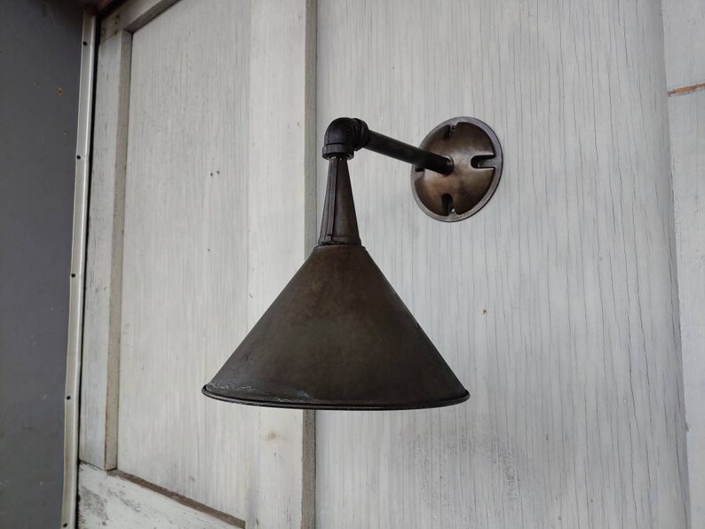 Exterior Wall Sconce Industrial Design Artisan Built Made