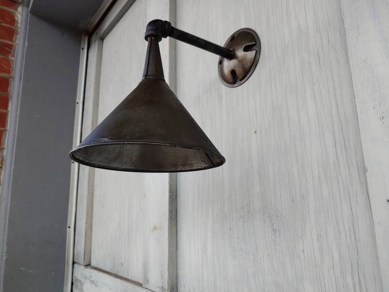 Exterior Wall Sconce Industrial Design Artisan Built Made