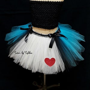 Heart Costume, Heart Birthday Tutu, Valentine Tutu, Alice Halloween Costume, Wonderland Tutu, Alice Tutu Costume, Bachelorette Tutu