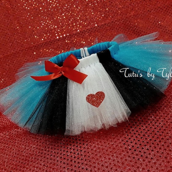 Heart Dog Tutu, Turquoise Pet Tutu, Alice Pet Costume, Pet Party Favor, Pet Birthday Outfit, Pet Gift, Wonderland Pet Costume, Wedding Tutu