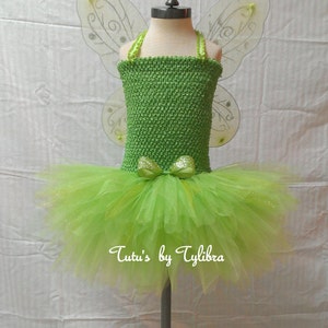 Fairy Tutu Dress Costume with Fairy Wings, Green Fairy Costume, Fairy Tutu, Fairy Princess Costume, Butterfly Costume