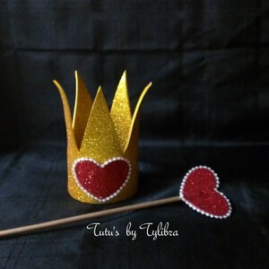 Crown and Scepter Crown and Wand Party Crown Queen Crown - Etsy