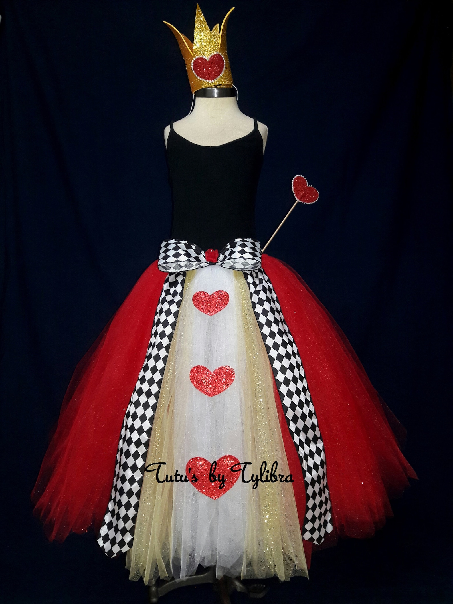 ADULT Heart Queen Tutu Skirt ADULT Queen of Hearts Costume - Etsy