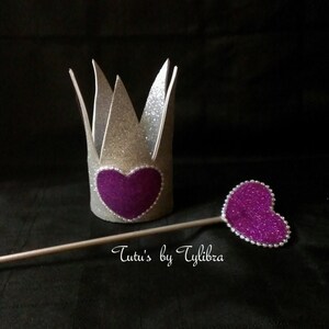 Crown and Scepter Crown and Wand Party Crown Queen Crown - Etsy