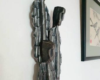 Family | Iron wall sculpture