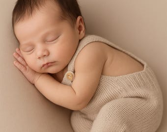 Salopette bimbo/a in cashmere da scarti di fabbrica – Handmade e sostenibile  – Regalo nascita, battesimo, Natale - SOLO RITIRO A MANO