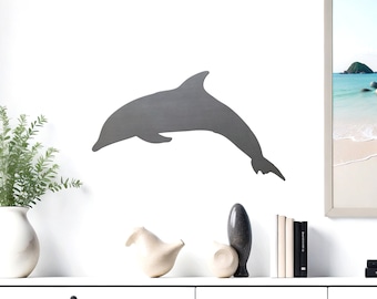 Dolphin Metal Wall Art Cut Out