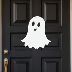 Halloween Ghost Metal Decor | Cute Ghost Halloween Decoration | Metal Halloween Ghost | Ghost Yard Decor | Halloween Home Decor | Ghost 001