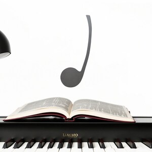 Quater Note Crotchet Metal Music Wall Art Home Decor