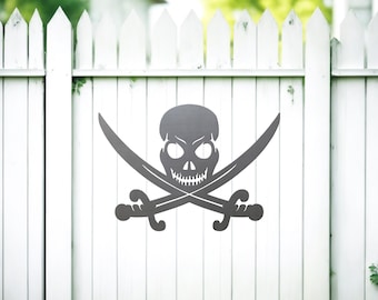 JBCD Set 3 Adesivi Magnetici Bandiera Pirata Jack Rackham (Jolly Roger) - 7,6 X 12,7 Cm - Per Auto, Camion, Frigorifero - 4