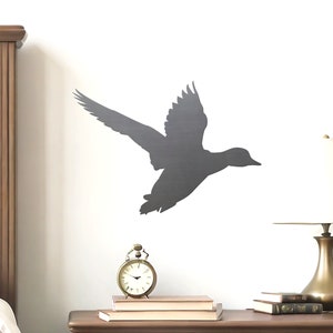Flying Duck Metal Art Wall Sign