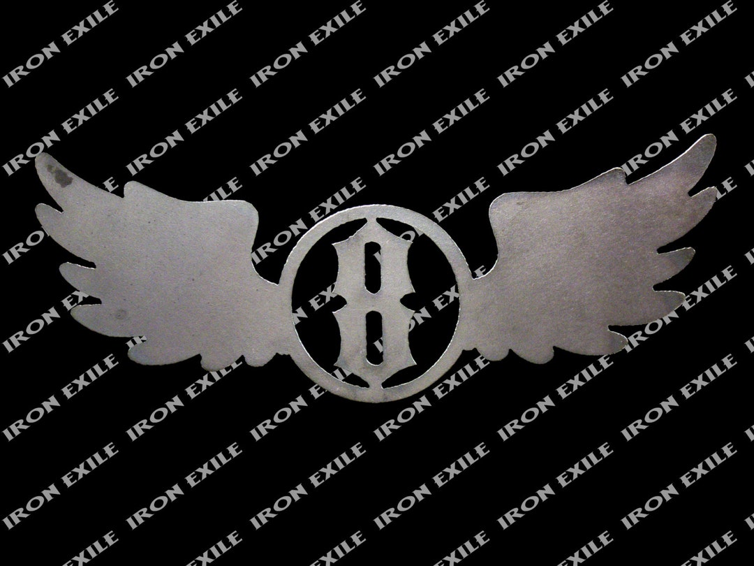 Winged 8 Ball Metal Garage Wall Art Etsy