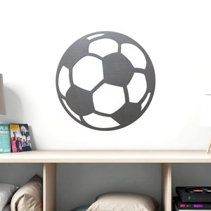 Soccer Ball Metal Wall Art Sign Kids Room Home Decor Sports Team Gift Idea USA