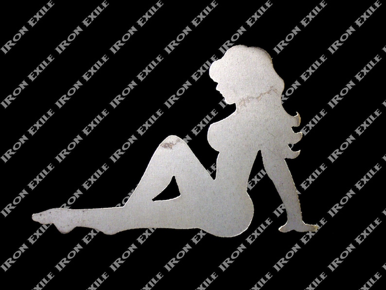 Trucker Girl Mudflap Sexy Lady Style 02 LH for Chopper Rat Etsy