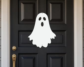 Spooky Ghost Halloween Decor | Ghost Yard Decor | Metal Halloween Decor | Metal Sign for Halloween | Cute Halloween Decoration | Ghost 002