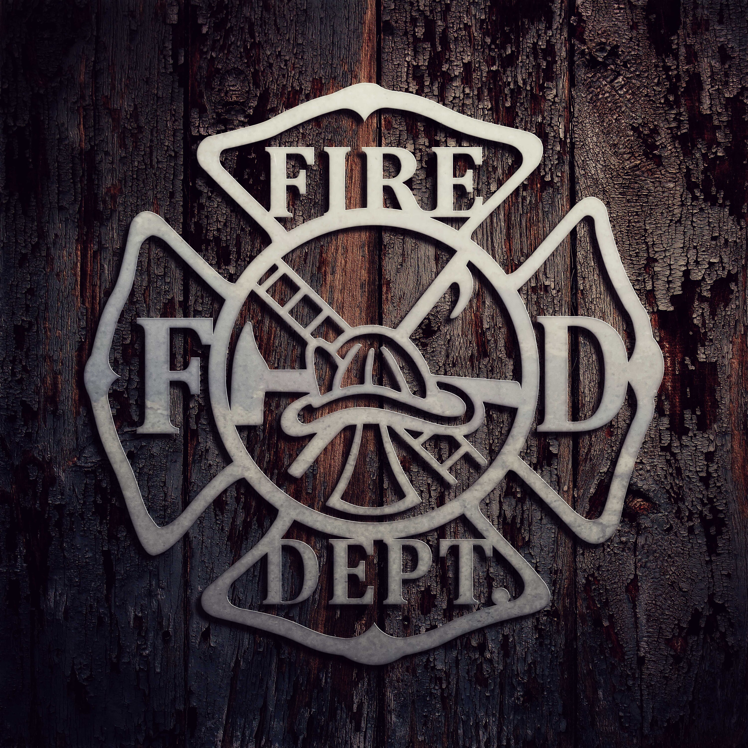 Fun Collection METAL SIGN FIREFIGHTERS FFW 112 Sign Gift Selection Printed