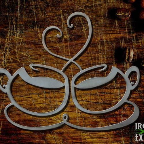 Tea Sign Metal Tea Sign kitchen Decor Tea and Coffee Bar | Etsy