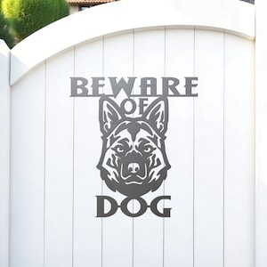 Beware of German Shepherd