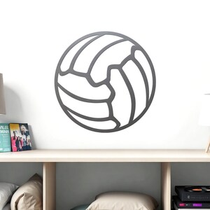 Volleyball Metal Wall Art Sign Kids Room Home Decor Sports Team Gift Idea USA