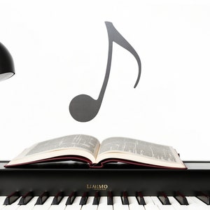 Eight Note Quaver Metal Music Wall Art Home Decor