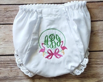 Ruffle diaper cover, ruffle bloomers, diaper cover, ruffle baby bloomers, baby diaper cover, white baby bloomers, monogram bloomers