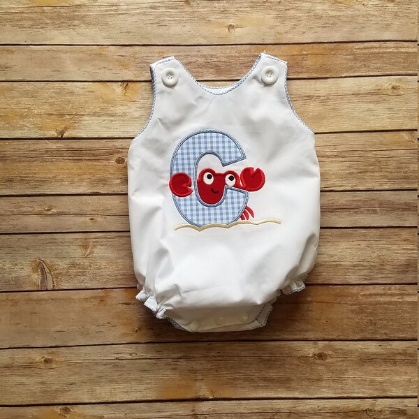 Baby boy outfit, toddler boy outfit, new baby outfit, baby overalls, summer romper, beach romper, toddler bubble, beach outfit