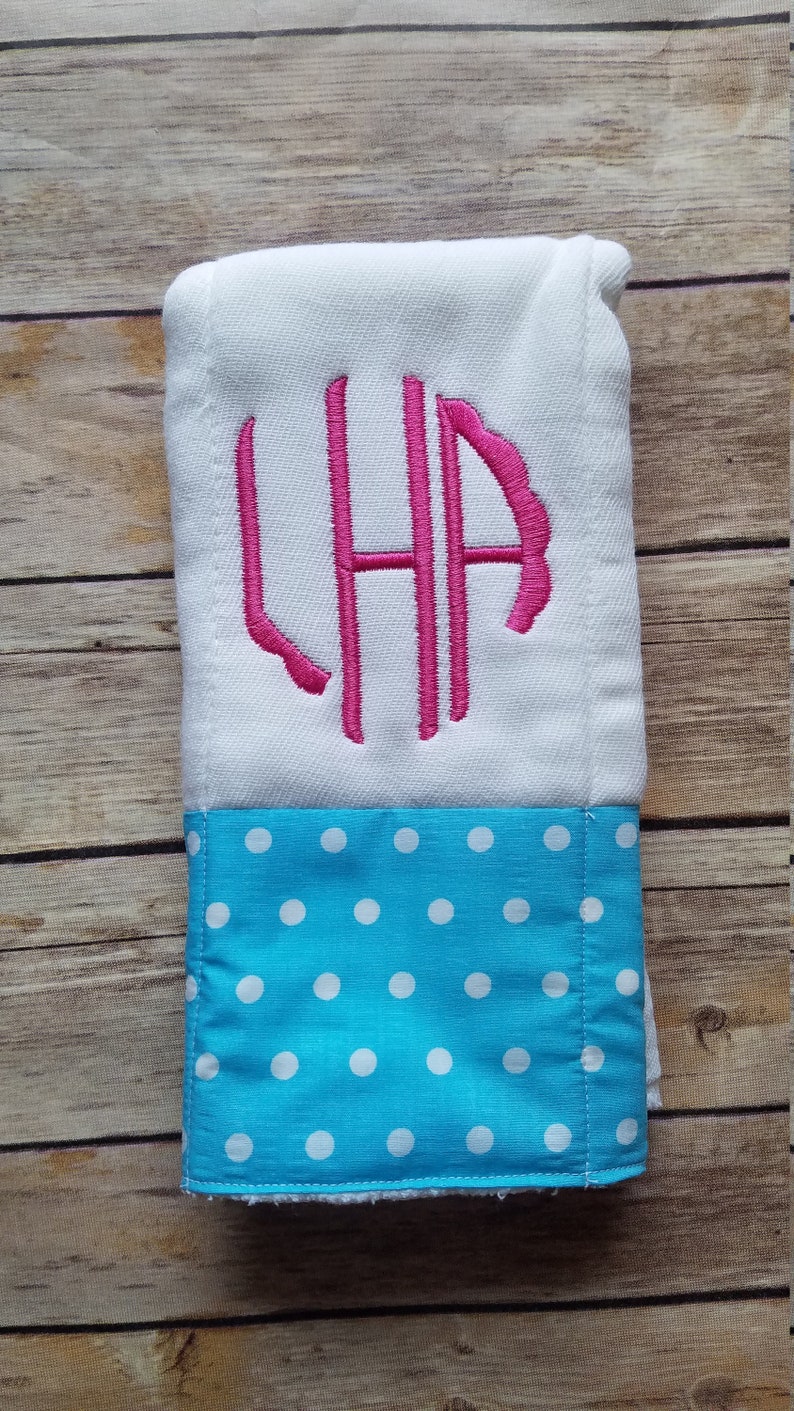 Girl Burp Cloth Set Burp Cloth Set Girl Burp Cloth Baby Etsy