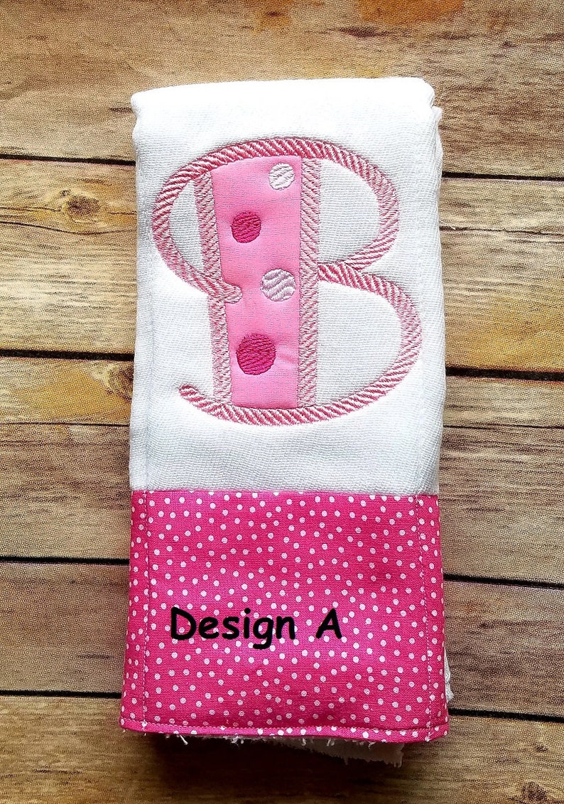 Personalized Burp Cloth Girl Girl Burp Cloth Personalized Etsy