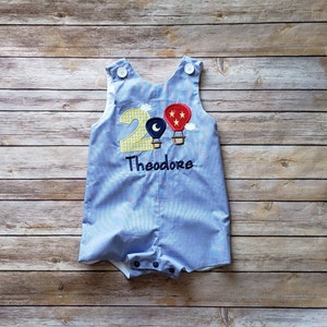 Boy birthday outfit, boy birthday romper, 2nd birthday boy, blue birthday outfit, toddler birthday outfit, baby boy romper, toddler romper