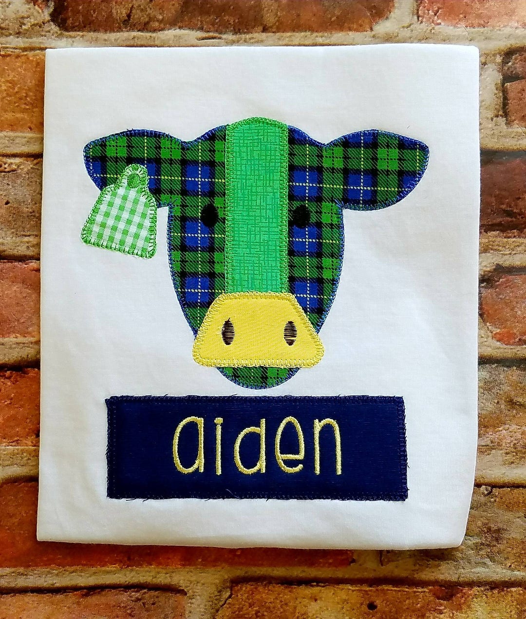 Boys Farm Shirt Farm Shirt Boys Shirt Boys Farm Applique Etsy