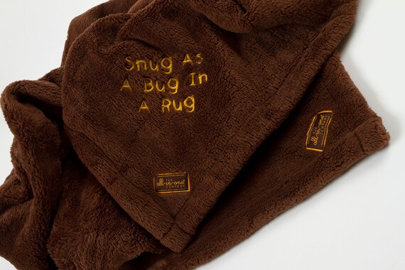 personalised cuddle blanket